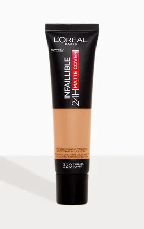 L'Oréal Paris Fond de teint Infallible 24hr couvrance mate 320 Toffee
