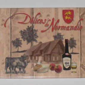 Magnet déco frigo délices de normandie