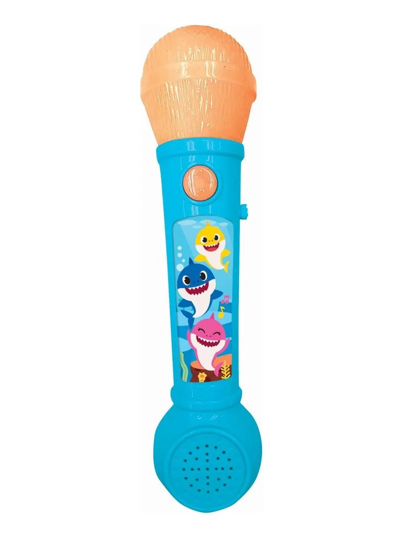 Microphone Lumineux Avec Mélodies Et Effets Sonores Baby Shark - N/A